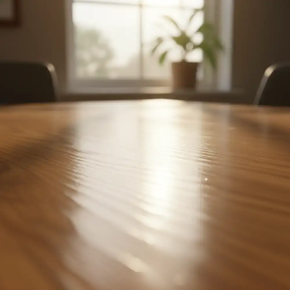 Close up of a sparkling clean home surface