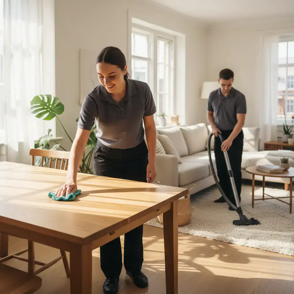 Regular cleaning service